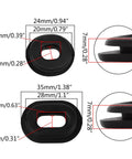 12 Pack Side Cover Grommets Kit For CG125 Rubber Grommet Set Replacement For Your Ride Classic Motorcycle Side Covers Durable Rubber Seals For CB100K CL100S SL100K XL100 CB125S CT125 TL125 XL125 CB200K CB200T And More. Black rubber grommets, 24x20mm and 35x28mm sizes