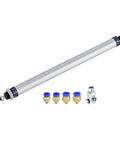 Pneumatic Air Cylinder 16mm Bore 200mm Stroke With Y Connector And Quick Fittings for Automatic Equipment MAL 16x200 shown