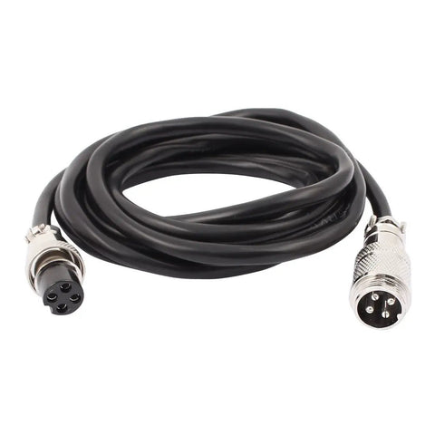 GX16 4 Pin Aviation Socket Connector Cable 2m Male And Female Head For Aircraft Electronics And Industrial Equipment