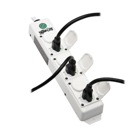 Go-To Safe-IT 6-Outlet Hospital-Grade Medical Power Strip For Patient Care Areas With 15-Foot Cord, UL 2930 And NFPA 99 Certified