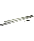 In-Wall RV Slide-Out Dual Rack Repair Kit With Hook Racks V-Rollers Retainers Rivets Rack Shoes Wear Pads Plugs Sealing Foam Fixed Side Clear