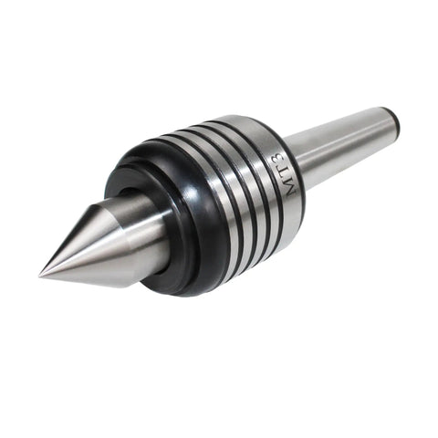 MT3 CNC Live Center For Medium Speed Metal And Wood Lathes 60 Degree Point 0.0006 Inch Accuracy 3000 RPM Max 500 Lbf Load Triple Ball Bearing For Smooth Heavy Duty Turning And Pro Grade Performance