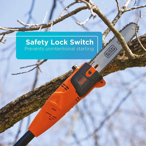 20V Max Cordless Pole Saw Kit With 14 Inch Guide Bar And Lithium Battery For Smooth Tree Trimming And Tall Branch Cleanup Plug Free Backyard Boss Tool That Chops Through Heavy Duty Limbs Without Breaking A Sweat