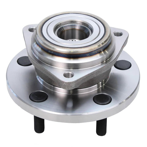 AWD Front 4Pc CV Axles Kit For Jeep Grand Cherokee 1999 2004 With Selec Trac, close-up of metal wheel bearing hub for 4WD models.