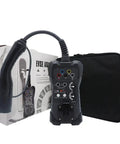 EVSE Charger Tester For Electric Vehicle Charging Stations Plug And Play Simulation Adapter Trigger Quick Response Diagnostics Juiced Up Testing Kit Straight Shooter Station Analyzer with testing unit and carrying case.