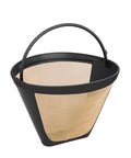 Permanent Reusable Cone Shape Metal Coffee Filter Fits Ninja CFP301 CFP201 Coffee Makers For Ten To Twelve Cup Brews