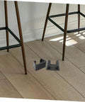 Outdoor Furniture Clips Set For Sectional Sofas And Patio Use displayed on wooden floor near chairs