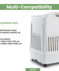 Best Fit Humidifier Filter Replacement That Fits AIRCARE Essick Air MA1201 MA0950 And Kenmore 14906 Humidifiers 3 Pack display