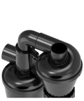 Close-up of Double Filtration Cyclone Dust Collector For 50mm And 2 Inch Systems showing dual canister design.
