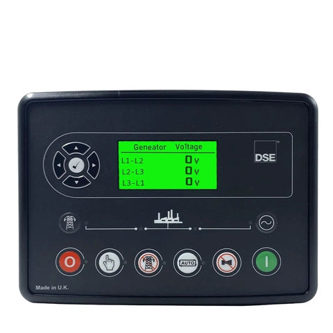 MKIII AMF Auto Stop Genny Controller Panel For Genset Spare Parts Phase Angle Controller Module Easy Install Reliable Backup Power Management Solutions front view