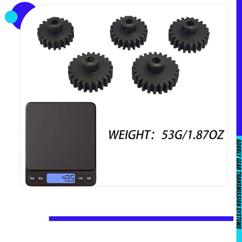 32P 3mm RC Pinion Gear Set 15T 16T 17T 18T 19T For 1/10 Traxxas Slash Rustler Stampede 4X4 VXL TRX-4 TRX-6 ST Rally Mini Maxx XRT Upgrade Parts Hardened Steel Durable