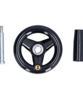 Round Handwheel With Nonslip 3 Spoke Design, Durable Bakelite Revolving Handle Wheel With Cover for machinery use