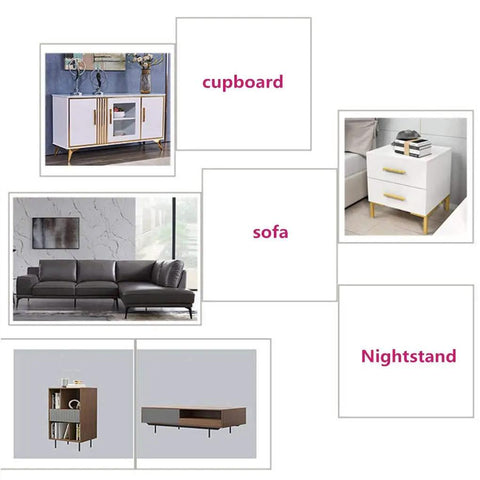 Rock Solid Zinc Alloy Furniture Legs Built Tough For Every Room Quick 23Cm Silver Table Risers support cupboard, sofa, and nightstand.