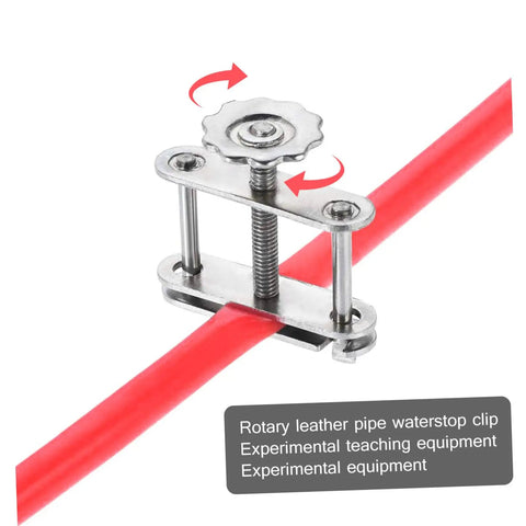 10 Pack Adjustable Swivel Flow Control Tubing Clamps With Spiral Screw Handle Flatjaw Pinch Clips Water Stopper Clips for Laboratory Use