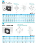 Fixed Side And Floated Side End Support Kit For SFU1204 Ball Screw CNC Systems, Includes One Fixed Side And One Floated Side For Precise Alignment, Must-Have Upgrade To Ball Screw Ends.