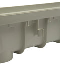 5.5 In Deep Profile Channel Drain Kit With HDPE Grates And End Caps For Driveways, Patios, Pool Decks And Courtyards, side view