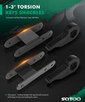 1-3 Inch Lift Kit Rear Shackles With Torsion Keys For Chevy S10 1982-2004 S10 Blazer 1996-2004 GMC S15 Leaf Spring Upgrade