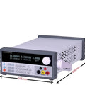 Six-Digit Display Adjustable Lab DC Power Supply 0 to 150V 0 to 3A Rectifier for Mobile Phone Repair With USB RS232 RS485 Connectivity and Stable Output Overcurrent and Overvoltage Protection front view, 215x88x400mm