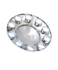 Chrome Plated ABS Front Axle Covers Kit For Semi Trucks With Thread-On 33mm Lug Nut Covers And Removable Caps Includes Installation Tool
