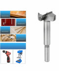 Heavy Duty Forstner Drill Bit Set 30 To 60 Mm Six Piece Kit features carbide tips and HSS shank for wood boring.