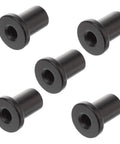 5 Pcs Black Sliding Barn Door Track Spacers Replacement Hardware Kit For Wall Rail Connection Built For Garage Basement And Farm Doors Durable Easy Install With Smooth Polished Surface