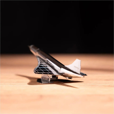 Concorde Supersonic Cargo Aircraft Model Kit For DIY Builders Assemble 3D Airplane Working Model 7 Piece Metal Kit