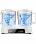 Game Changing 2 In 1 Portable Washing Machine Dual Tub Wireless Mini Washer with clear water vortex in dual tubs.