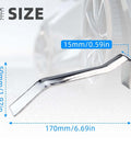 Go To Metal Offset Brake Spoon Tool For Auto Repair Built Tough Universal Brake Adjusting Tool dimensions with car tire.