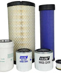 All In One Complete Filter Kit For Kubota SVL95 2S And SVL95 2SC Compact Track Loader Air Breather Filter Hydraulic Oil Filter And Fuel Filter Includes Outer Air Filter 59700-26112 shown