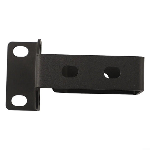 Corral Your Cable Chaos With This Beefy Steel Cable Management Basket Rack Mount Tray For Under Desk Server Cabinets Black 1 Pack Mounting bracket close-up view.