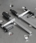 Quick Acting Desktop Hold Down Clamp For Woodworking Benches And Tables Handy Workholding Clip For Rapid Securing Fits 16mm And 28mm Holes