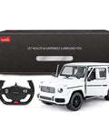 1:14 Mercedes AMG G63 Off Road Remote Control Car with Box and Remote, White Color Toy Vehicle Sweet Ride for Kids and Collectors.