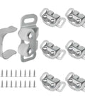 Six Pack Mobile Home Cabinet Door Catches Double Post Roller Latches For RV And Mobile Home Cupboard Closets Noiseless Closures