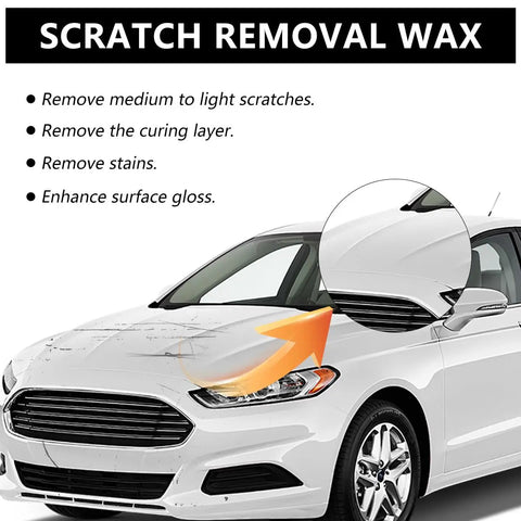 Vehicle Scratch Remover Kit 2025 Upgrade With Wipe Sponge And Polishing Wax for car scratch removal on hood