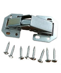 Rotating Concealed Hinges For Cabinets And Furniture 3 Inch No Drill Hole Bridge Shaped Spring Hinge with screws