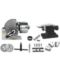 4 Inch Dividing Head With Three Jaw Chuck And Tailstock Built Tough Precision Semi Universal Rotary Table For Milling Machines showing components.