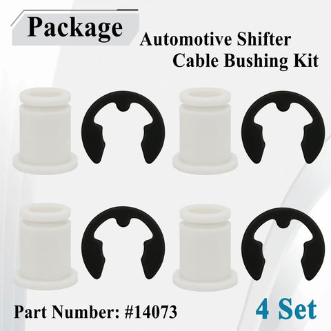 Four Sets Of Eight Shifter Cable Bushing Kit With Rubber And Metal Components For Automatic Transmissions Replacement Parts