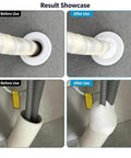 Universal Sealant Clay Waterproof Patching Mud For Wall Holes Ac Gaps Drain Pipe Sealer in before and after use showing effective sealing.