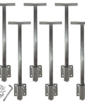 Heavy Duty Undermount Sink Bracket Kit For Kitchen With 680 Lb Capacity, Galvanized Steel, Includes 6 Adjustable Rods, Allen Key And All Screws