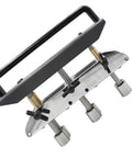 Metal Bending Tool With Three Station Roller for Roofing Sheets, 0.3 to 1.0mm thickness, close-up of V Shaped Roller Clamps