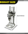 Vertical Drill Guide For Drill Press Stand Portable And Easy To Install Workstation Attachment Aluminum Plate Precision Guide