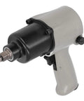Heavy Duty Pneumatic Impact Wrench With 1 4 Inch Square Drive And 410 Nm Knockout Torque Aluminum Air Powered Tool for smooth tire services.