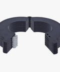 8 Piece 80mm Excavator Bucket Pin Shim Kit For Skid Steer Attachments, 5mm Thick Polymer Washers That Tighten Loose Dipper Arm And Bucket Joints, Built Tough For High Impact Digging, stacked black polymer washers