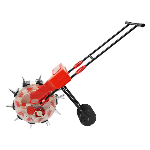 Manual Seeder Machine Hand Push Seeder With 10 Nozzles Walk Behind Row Crop Planter for Soybeans Peanuts Corn Cotton