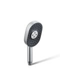 Statement Oblong Three Function Handshower With Soak And Restore Mode Katalyst Air Induction Tech Delivers Bigger Droplets 2.5 GPM Chrome