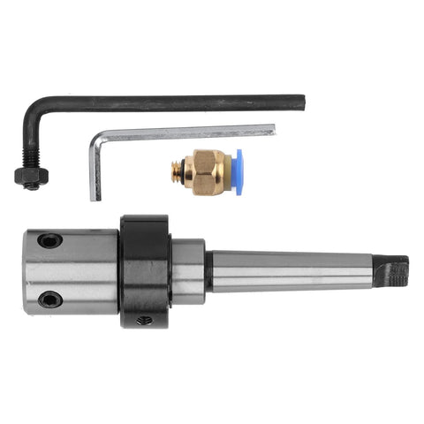 CHICIRIS Morse taper arbor MT2 19.05mm with R8 adapter; steel cooling sleeve kit for magnetic drills.