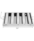 Beefy Pro Grade Hood Filter For Commercial Kitchens 20 Inch Wide 16 Inch High Stainless Steel 430 Welded Construction Set Of 6
