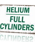 Industrial Vintage Metal Wall Art Sign Featuring Full Helium Cylinders For Rustic Loft Decor Built Tough In Heavy Duty Aluminum Construction Rust Resistant Finish Durable In Humidity And Temperature Fluctuations, 8x12 sign