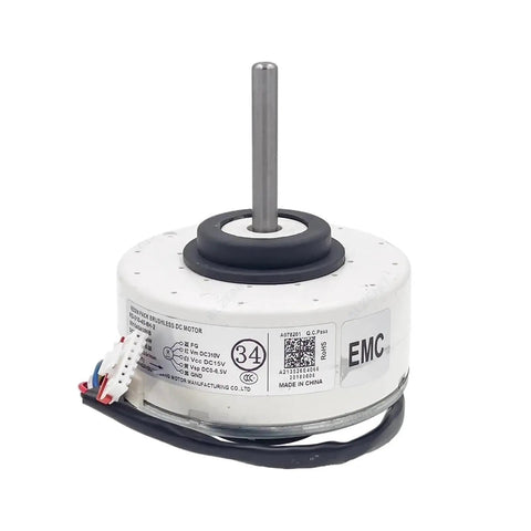 Top Notch Energy Saving DC Brushless Indoor Air Conditioner Fan Motor 310V 40W Inverter Controlled Replacement Part RD 310 40 8H 2 0010404101B Compatible For Many Systems Quiet Operation High Efficiency Cooling Easy Install Durable Construction showing product label and wiring