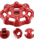 Beefy Metal Valve Wheel Handle Replacement Kit 8 Pack For Industrial Gate Valves Cast Iron Handwheel With 6x6mm Square Hole